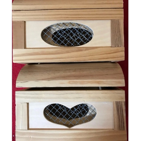 4 Mini unfinished Wood Trunk Boxes (2 sizes) - Picture 7 of 7